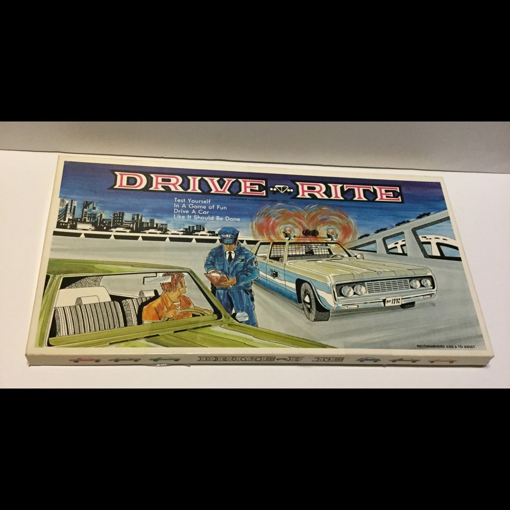1976 Drive Rite Board Game